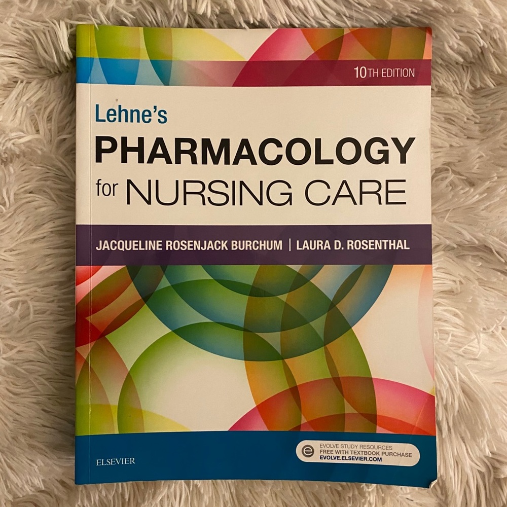 Lehne’s Pharmacology Of Nursing Book